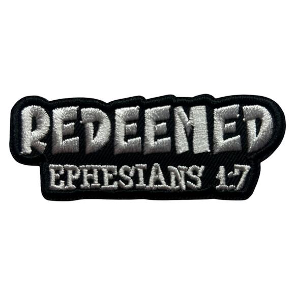 Redeemed Iron On Patch - Picture 2 of 3
